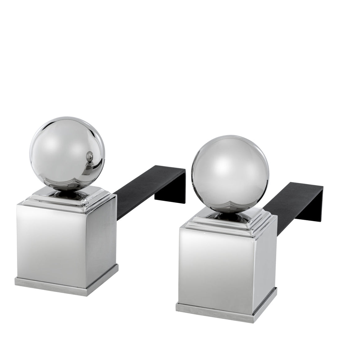 Andiron Viviers set of 2 Accessories Eichholtz