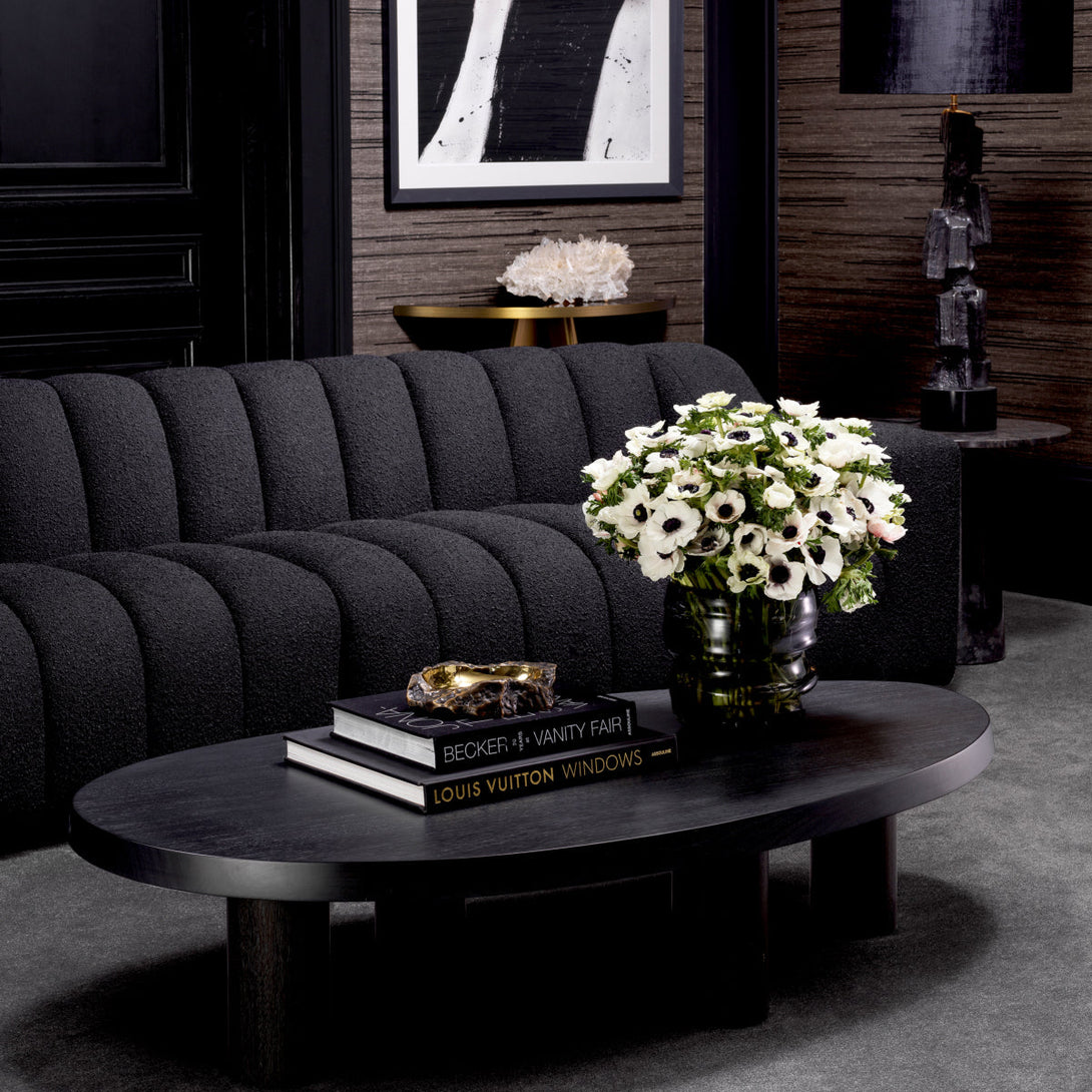 Coffee Table Prelude Charcoal Grey Finish Furniture Eichholtz