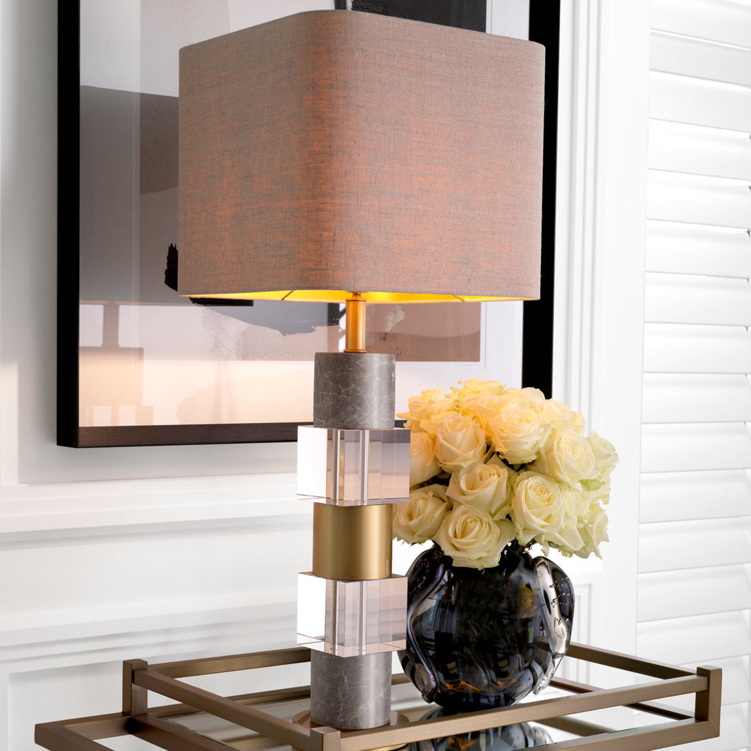 Vase Sianluca S Hand Blown Grey Colour Accessories Eichholtz