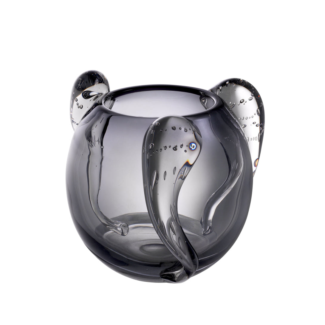 Vase Sianluca S Hand Blown Grey Colour Accessories Eichholtz