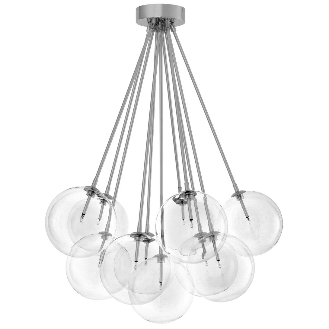 Ceiling Lamp Molecule Nickel Finish Lighting Eichholtz