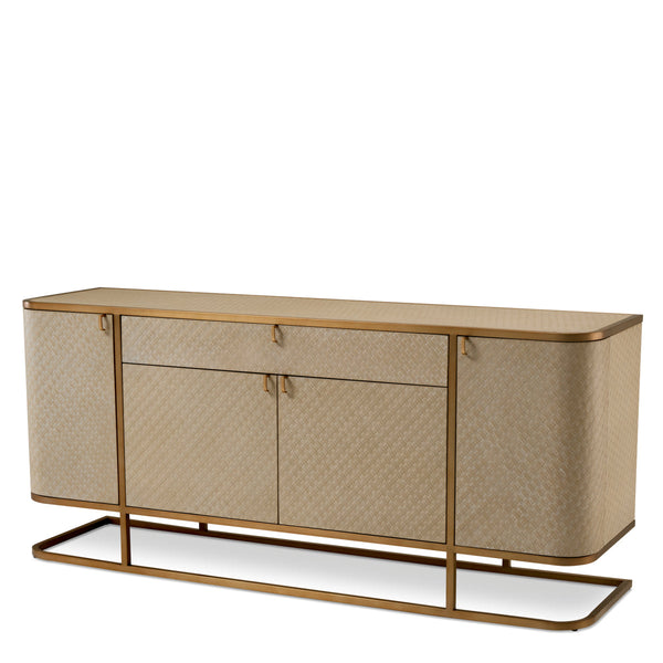 Dresser Napa Valley Woven Washed Oak Veneer Furniture Eichholtz