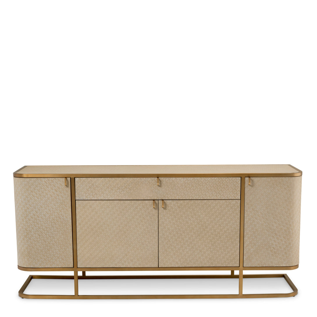 Dresser Napa Valley Woven Washed Oak Veneer Furniture Eichholtz