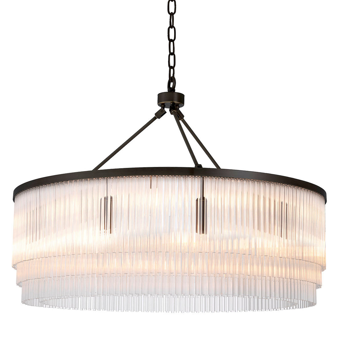 Chandelier Hector L Bronze Highlight Finish Lighting Eichholtz