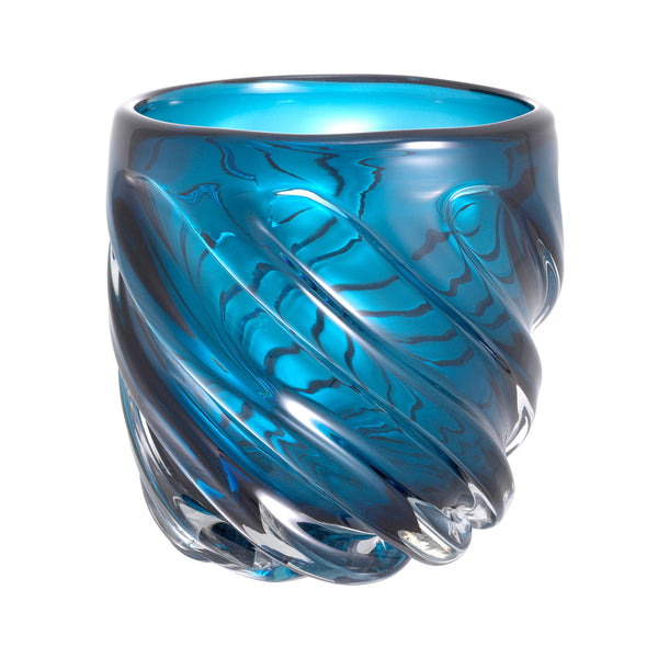 Vase Angelito S Hand Blown Blue Colour Accessories Eichholtz