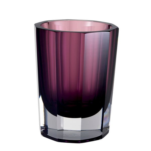Vase Chavez S Hand Cut Purple Colour Accessories Eichholtz