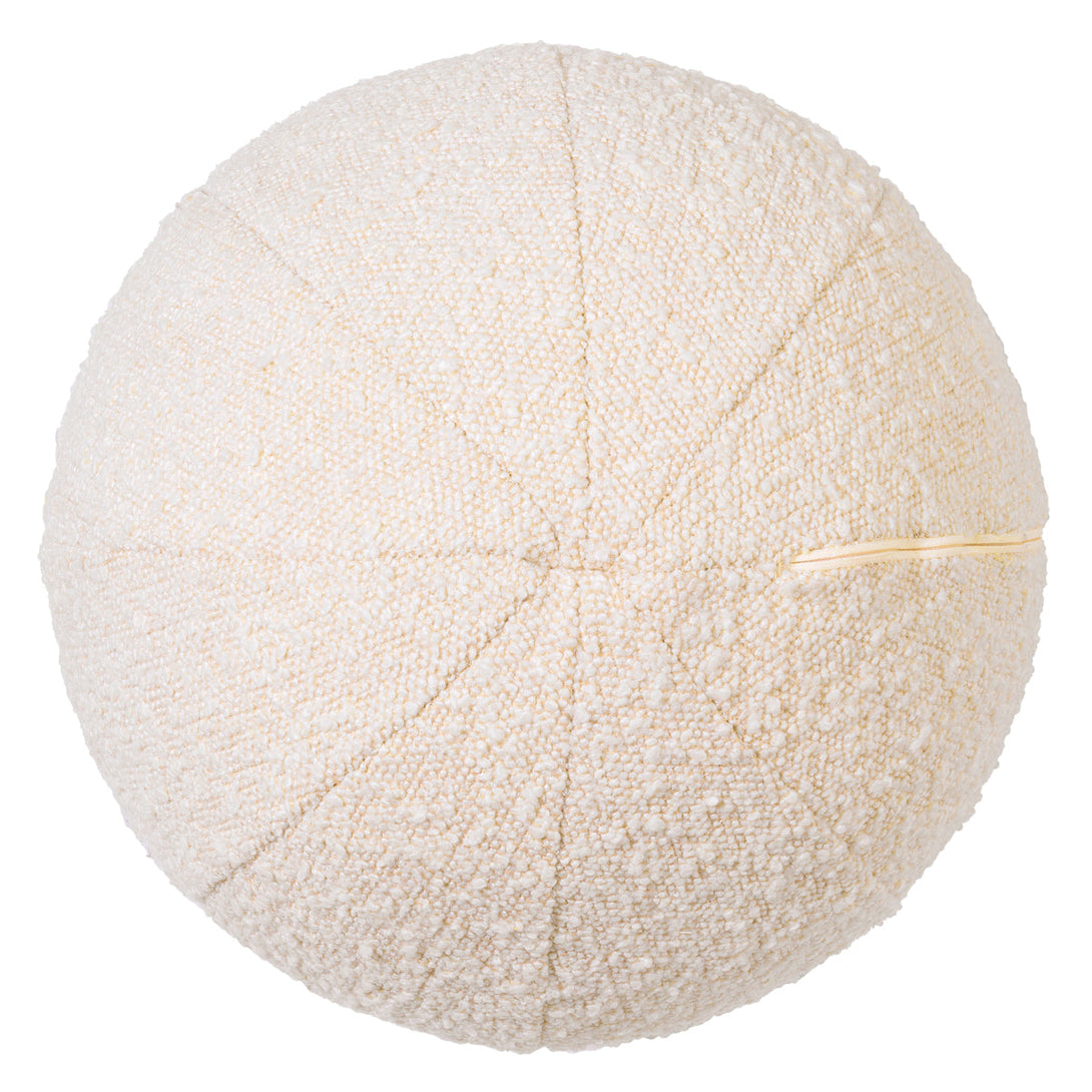 Cushion Palla S Boucl&Eacute; Cream Accessories Eichholtz