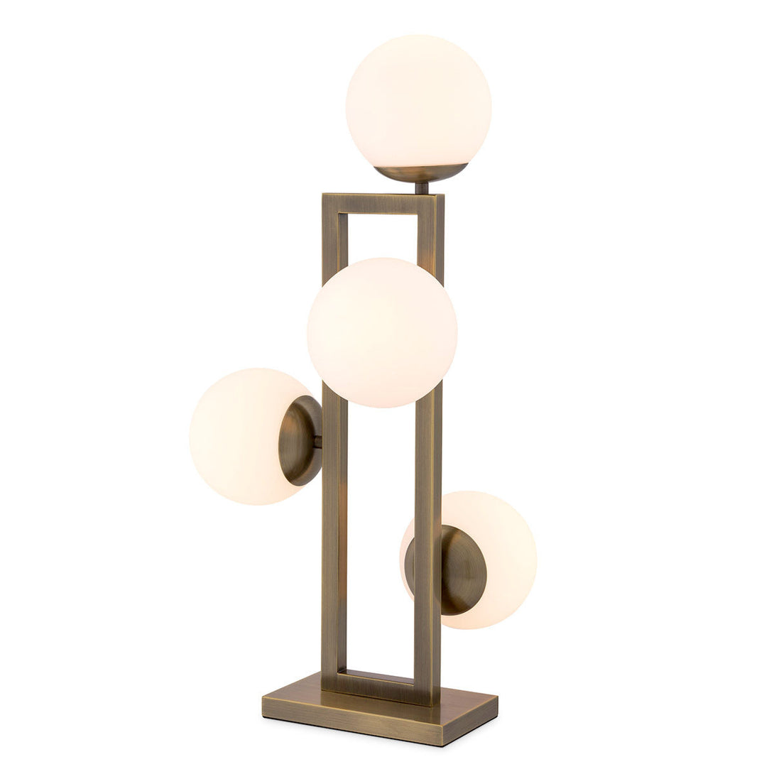 Table Lamp Pascal Light Brushed Brass Finish Lighting Eichholtz