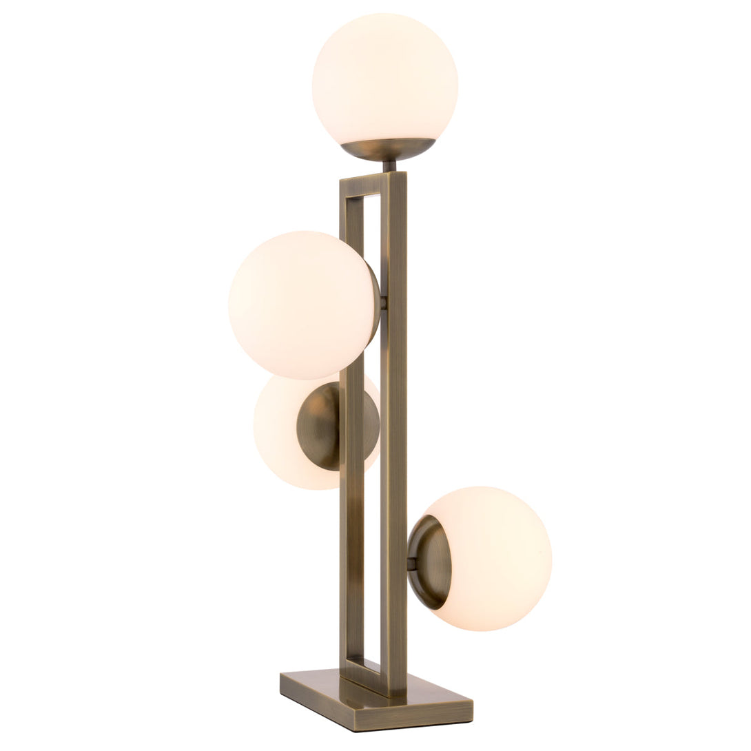 Table Lamp Pascal Light Brushed Brass Finish Lighting Eichholtz