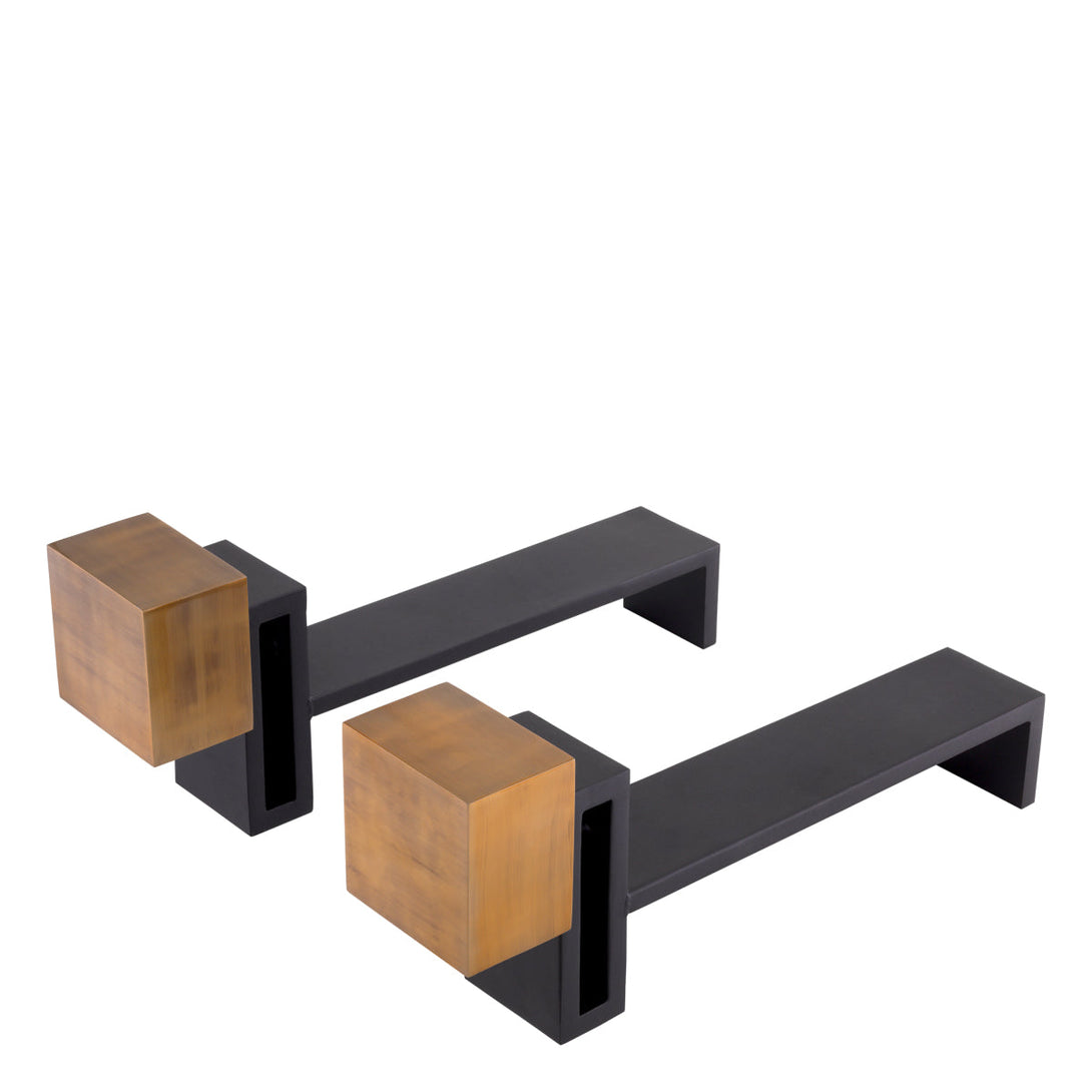 Andiron Chitry set of 2 Accessories Eichholtz