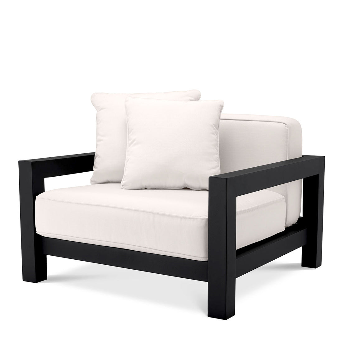 Outdoor Chair Cap-Antibes Black Finish Outdoor Eichholtz
