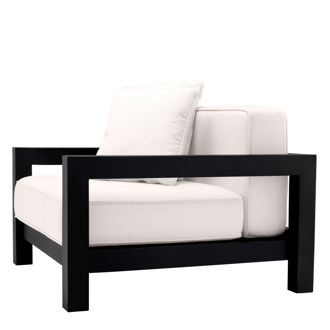 Outdoor Chair Cap-Antibes Black Finish Outdoor Eichholtz