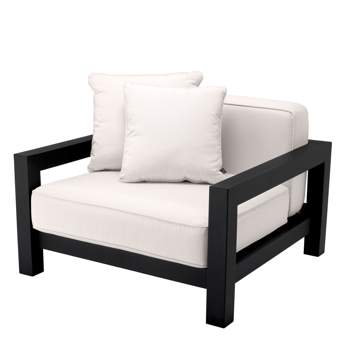 Outdoor Chair Cap-Antibes Black Finish Outdoor Eichholtz