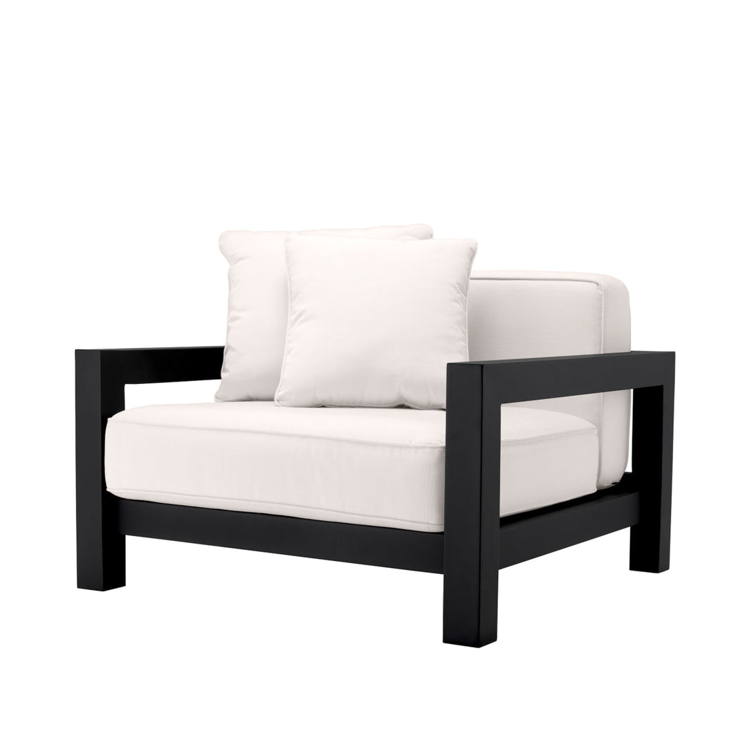 Outdoor Chair Cap-Antibes Black Finish Outdoor Eichholtz