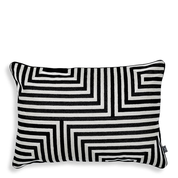 Cushion Spray Rectangular Black &Amp; White Accessories Eichholtz