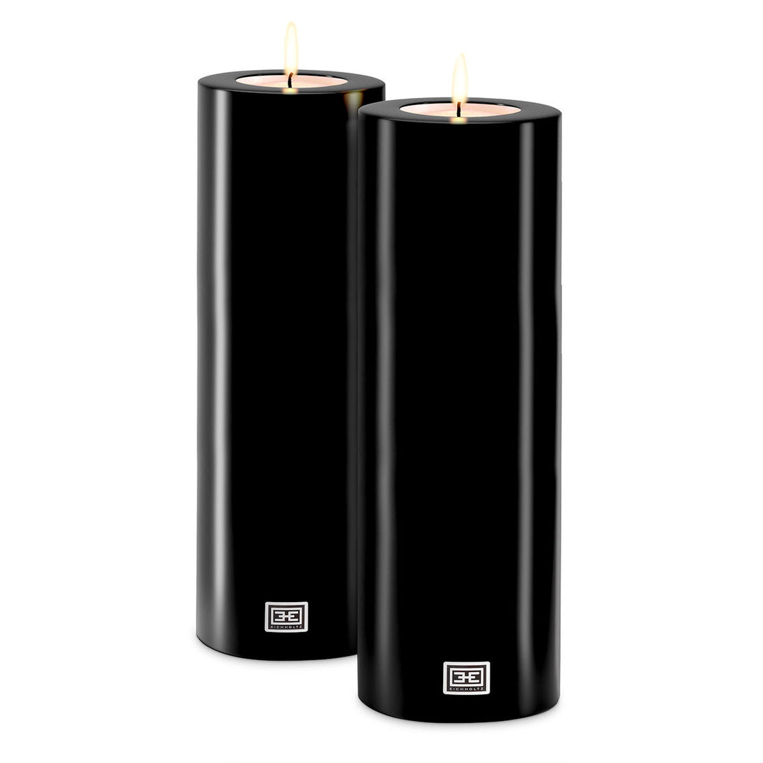 Artificial Candle ø 12 x H. 35 cm set of 2 Accessories Eichholtz