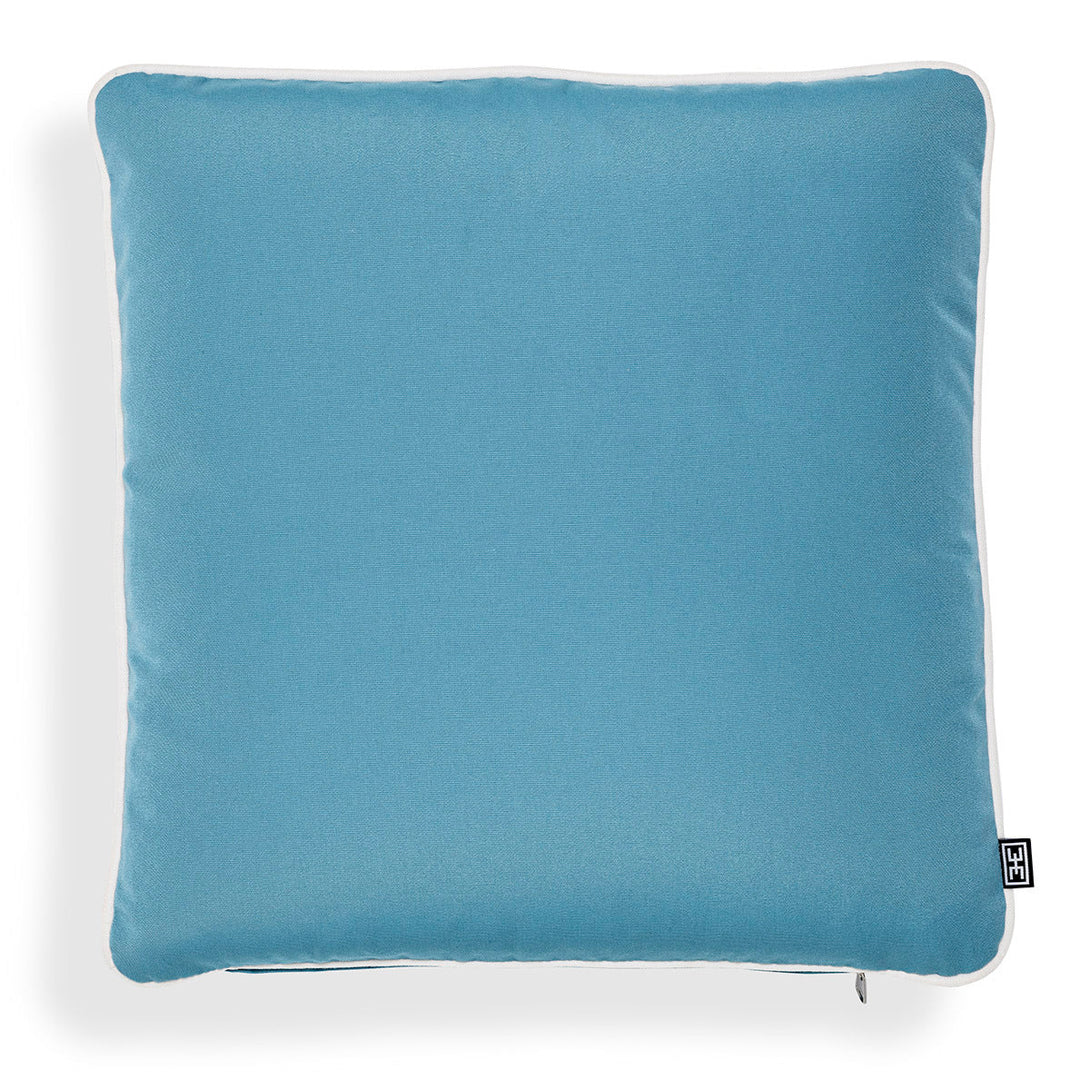 Outdoor Universal Seat Back Cushion Sunbrella Mineral Blue Outdoor Eichholtz