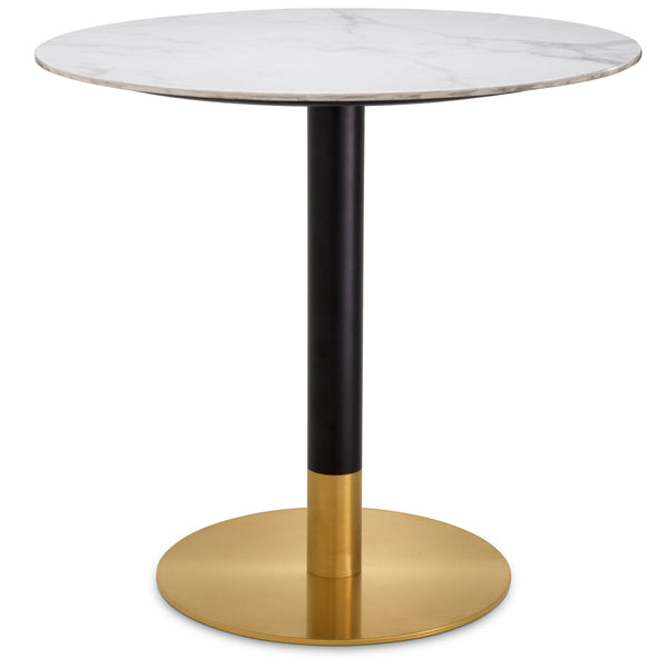 Dining Table Trevor Black Brushed Ceramic Marble Look Furniture Eichholtz