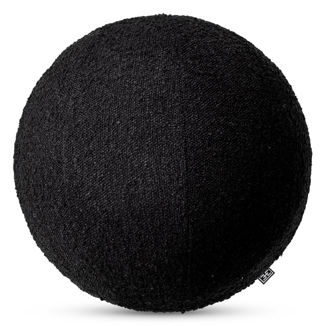 Cushion Palla L Boucl&Eacute; Black Accessories Eichholtz