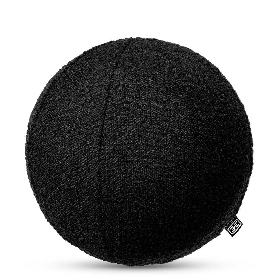 Cushion Palla S Boucl&Eacute; Black Accessories Eichholtz