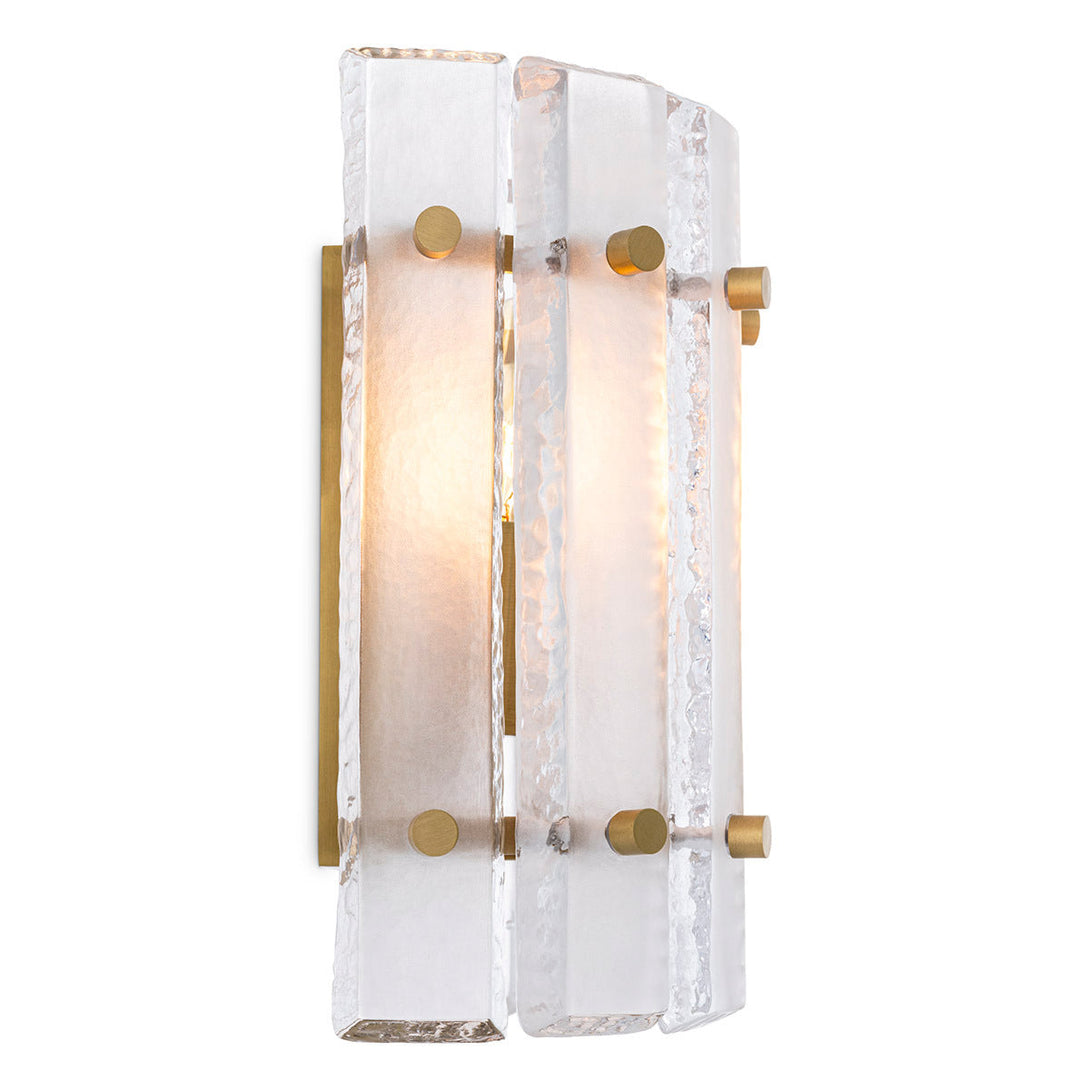 Wall Lamp Blason Single Antique Brass Finish Lighting Eichholtz