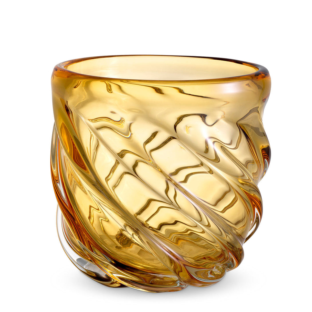 Vase Angelito S Hand Blown Yellow Colour Accessories Eichholtz