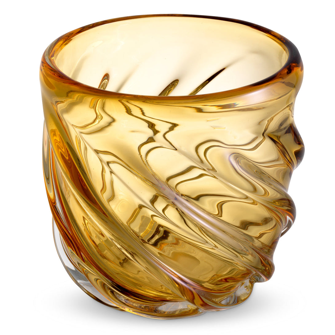 Vase Angelito S Hand Blown Yellow Colour Accessories Eichholtz