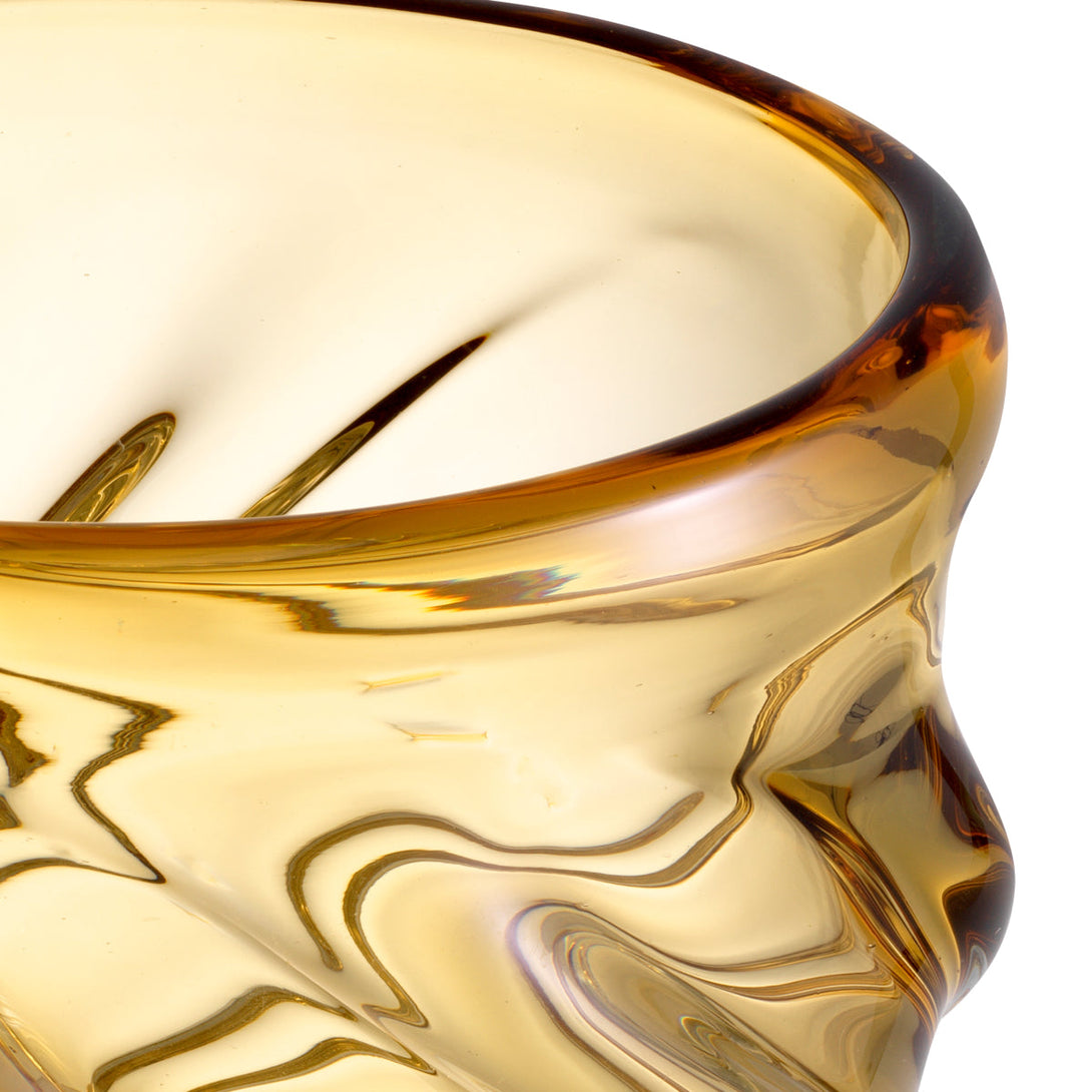 Vase Angelito S Hand Blown Yellow Colour Accessories Eichholtz