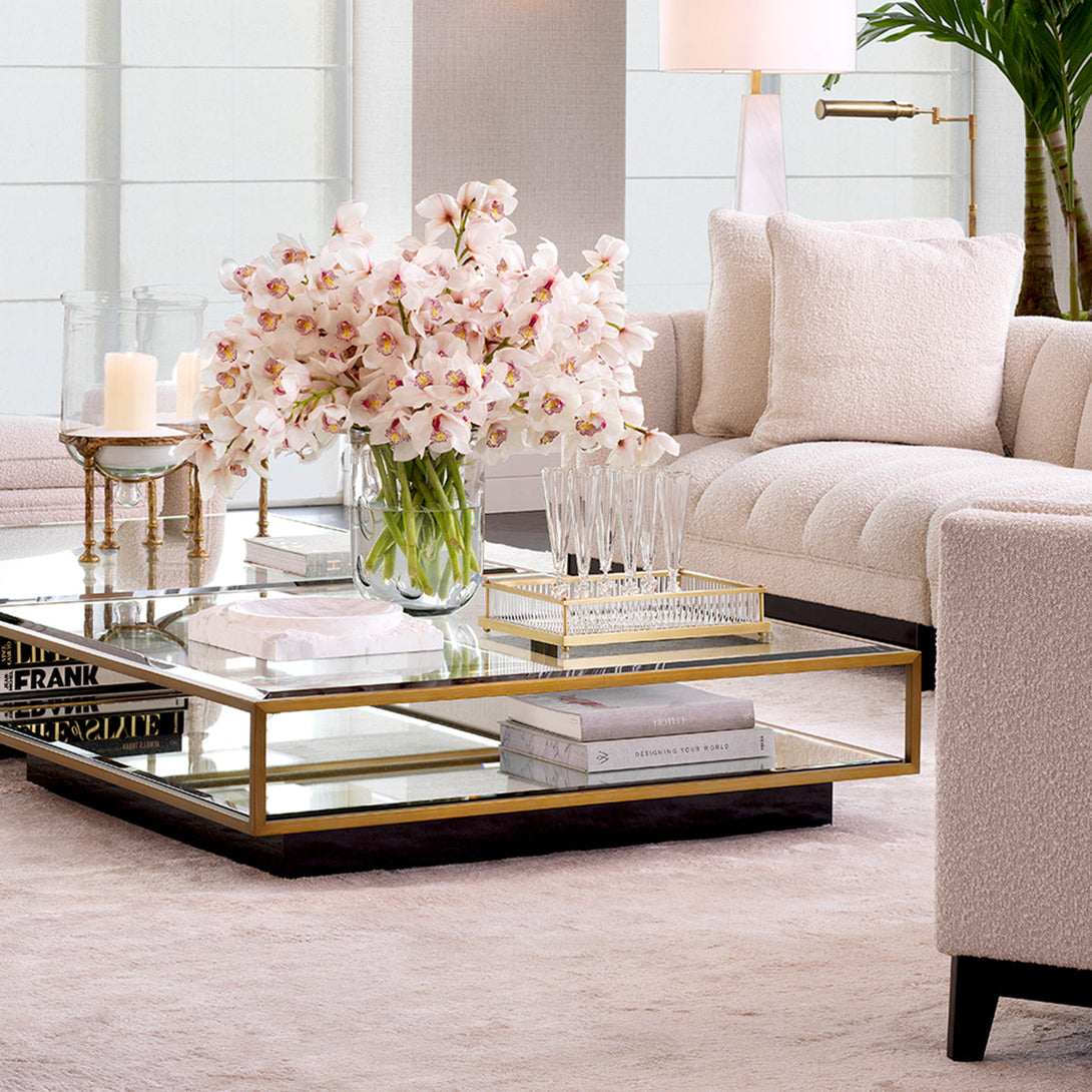 Tray Cora Rectangular Antique Brass Finish Accessories Eichholtz