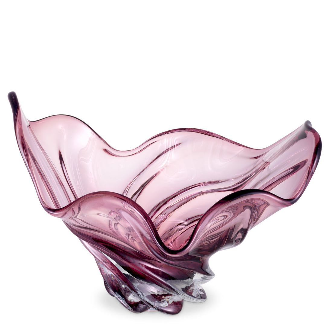 Bowl Ace Hand Blown Pale Pink Colour Accessories Eichholtz