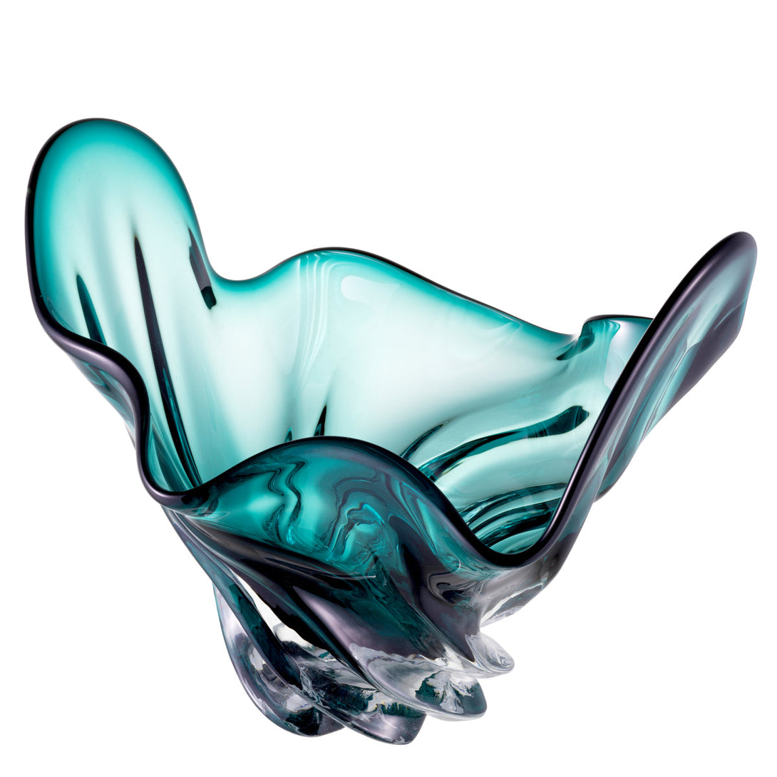 Bowl Ace Hand Blown Green Colour Accessories Eichholtz