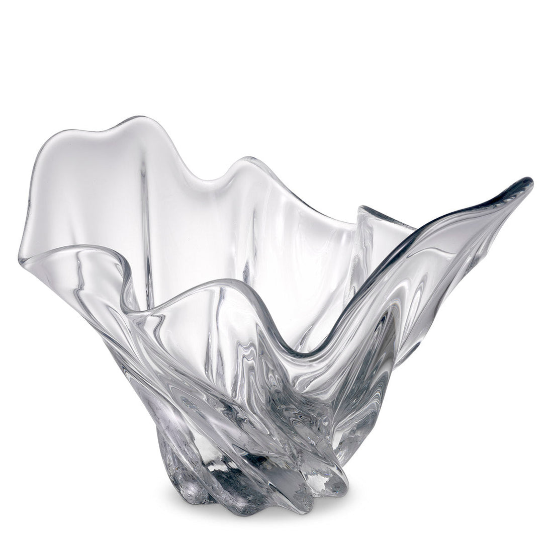 Bowl Ace Hand Blown Clear Accessories Eichholtz