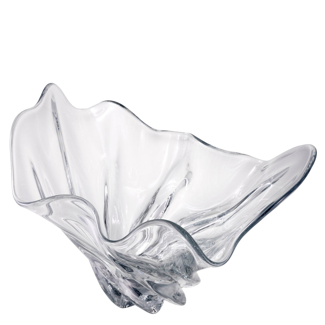 Bowl Ace Hand Blown Clear Accessories Eichholtz