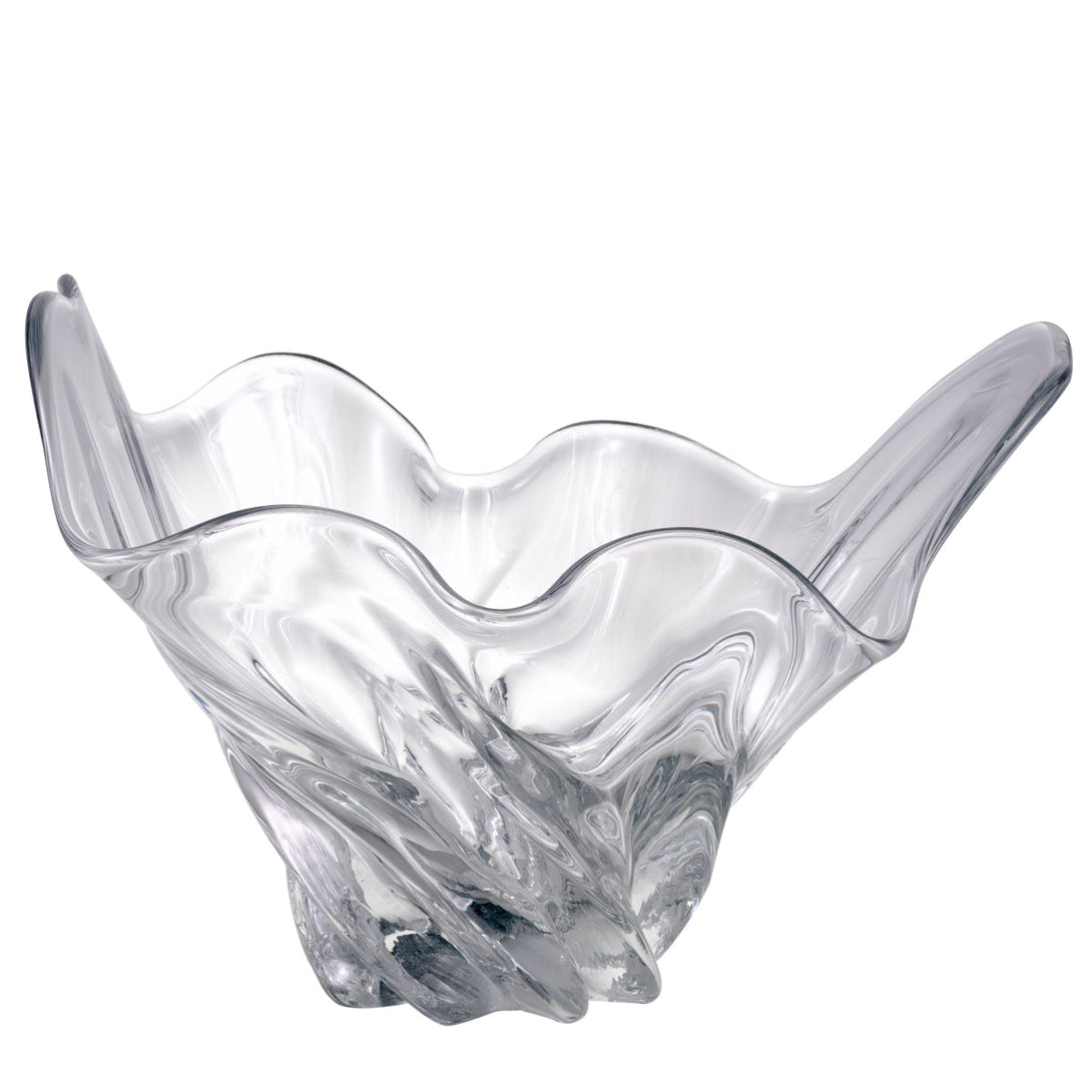 Bowl Ace Hand Blown Clear Accessories Eichholtz