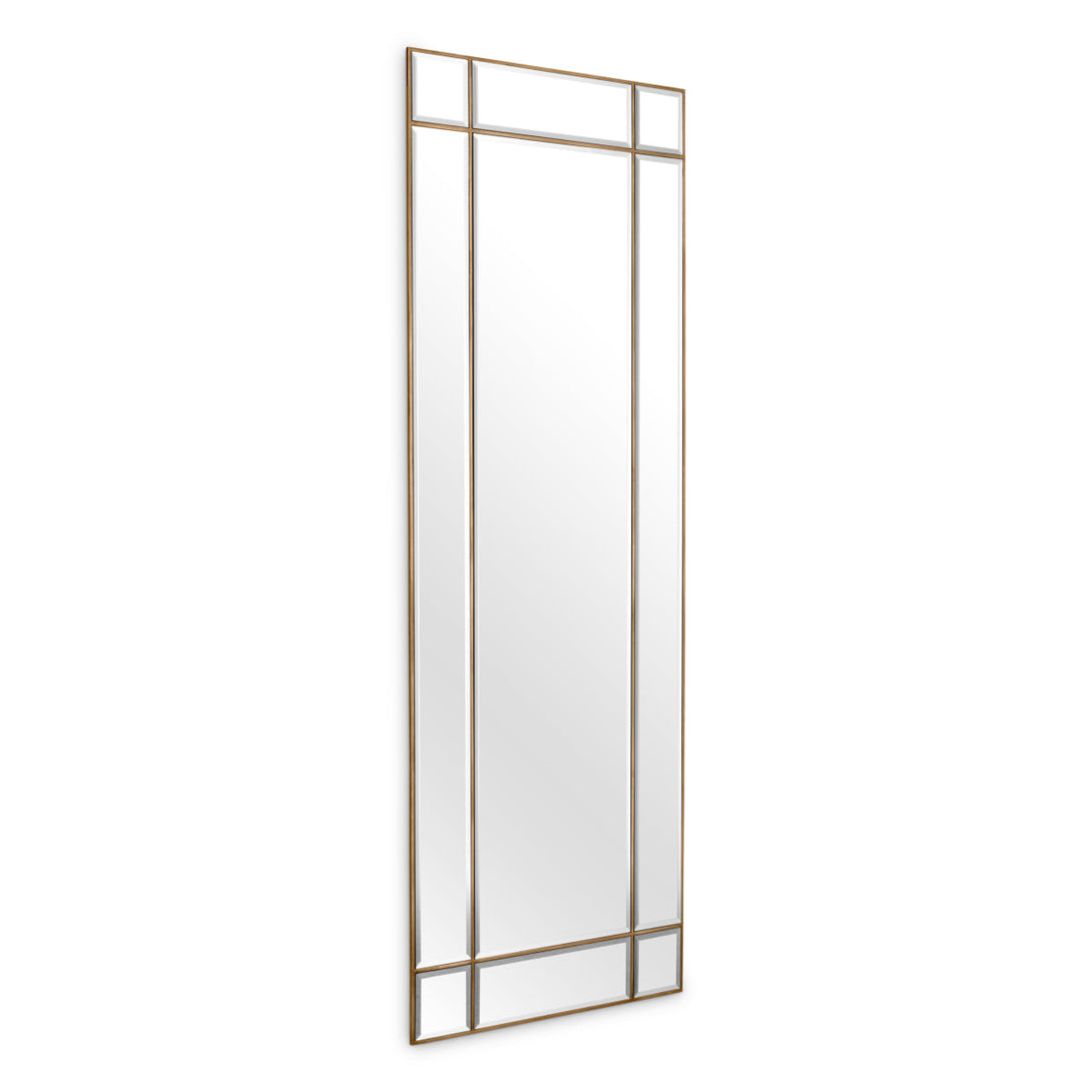 Mirror Beaumont Rectangular Vintage Brass Finish Accessories Eichholtz