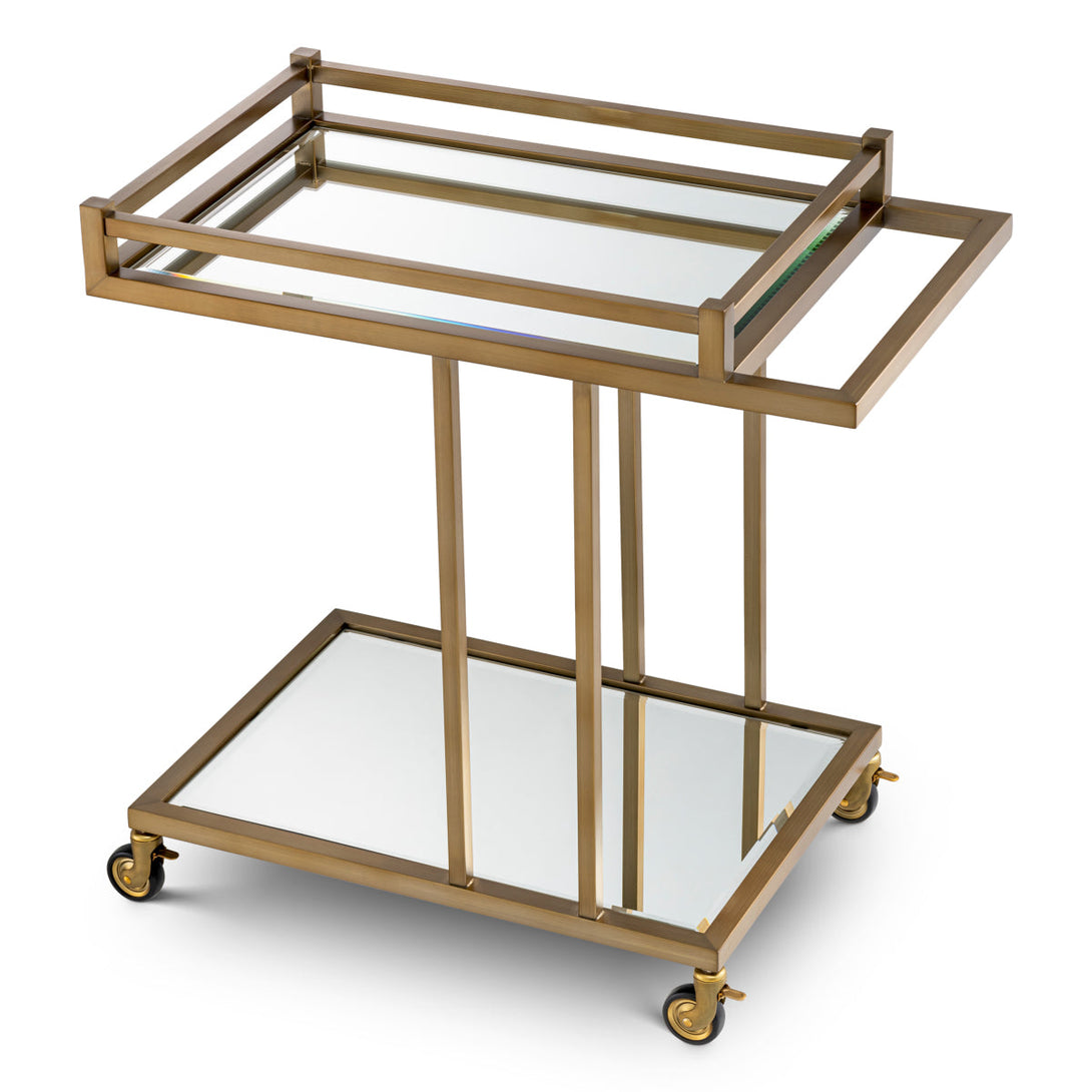 Trolley Beverly Hills Brushed Brass Finish - Image 3