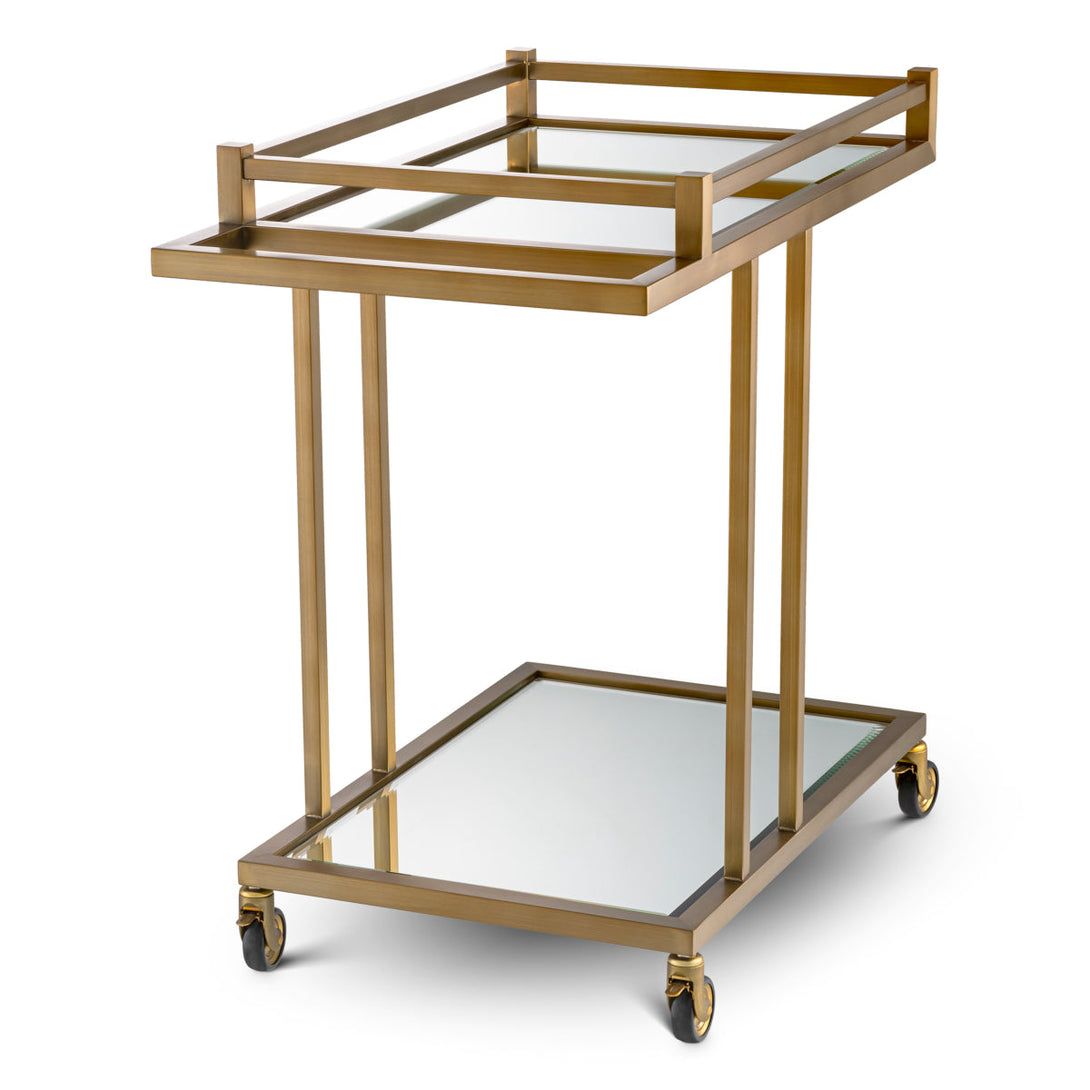 Trolley Beverly Hills Brushed Brass Finish - Image 4
