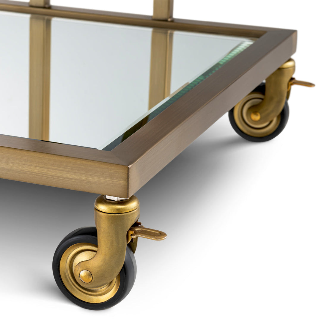 Trolley Beverly Hills Brushed Brass Finish - Image 7