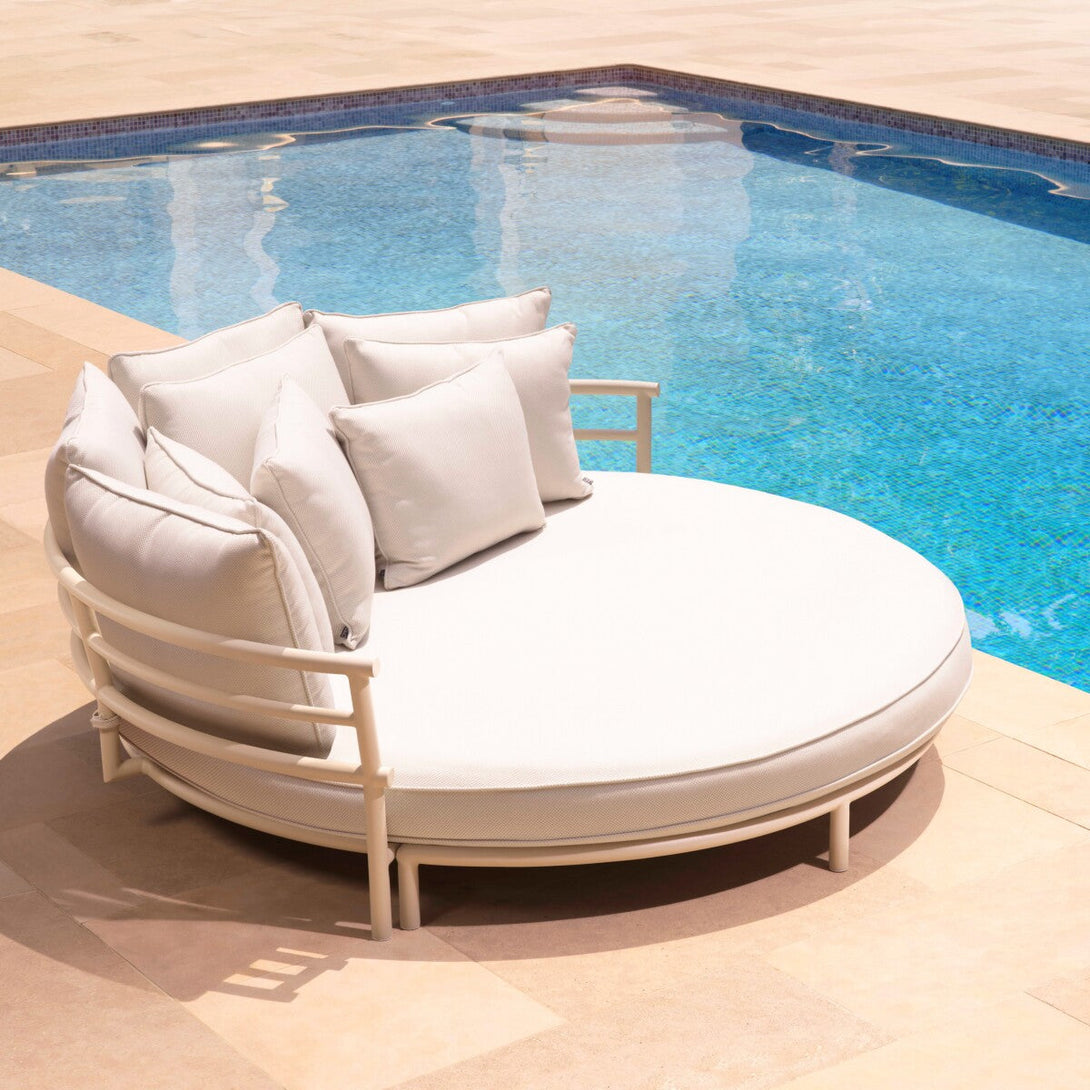 Outdoor Bed Laguno Sand Finish Outdoor Eichholtz