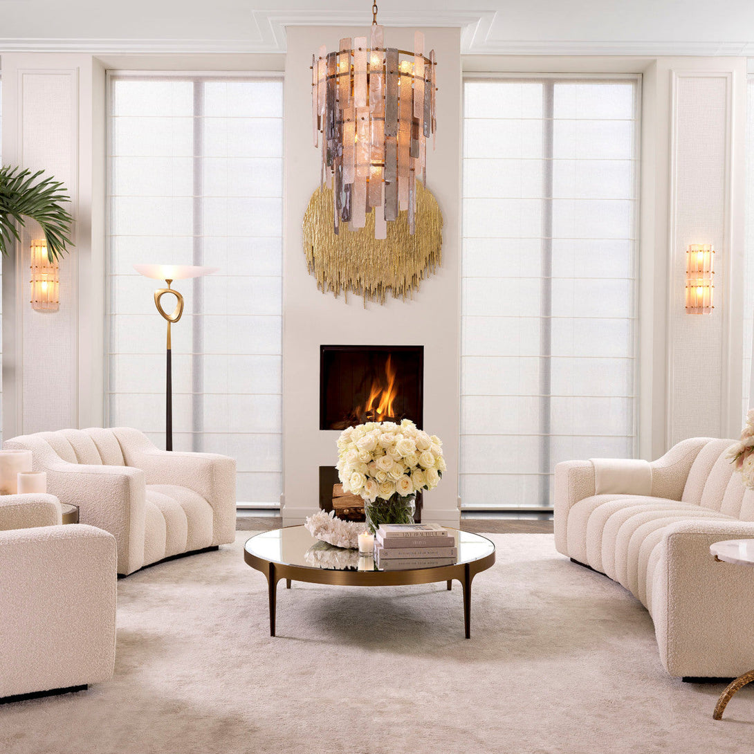Coffee Table Artemisa L Brushed Brass Finish Furniture Eichholtz