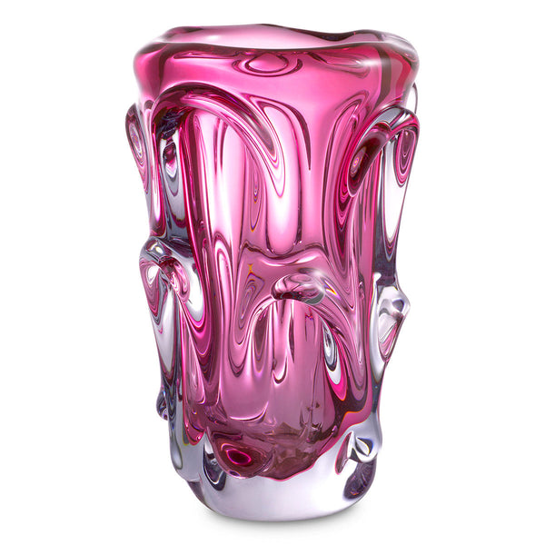 Vase Aila L Hand Blown Pink Colour Accessories Eichholtz