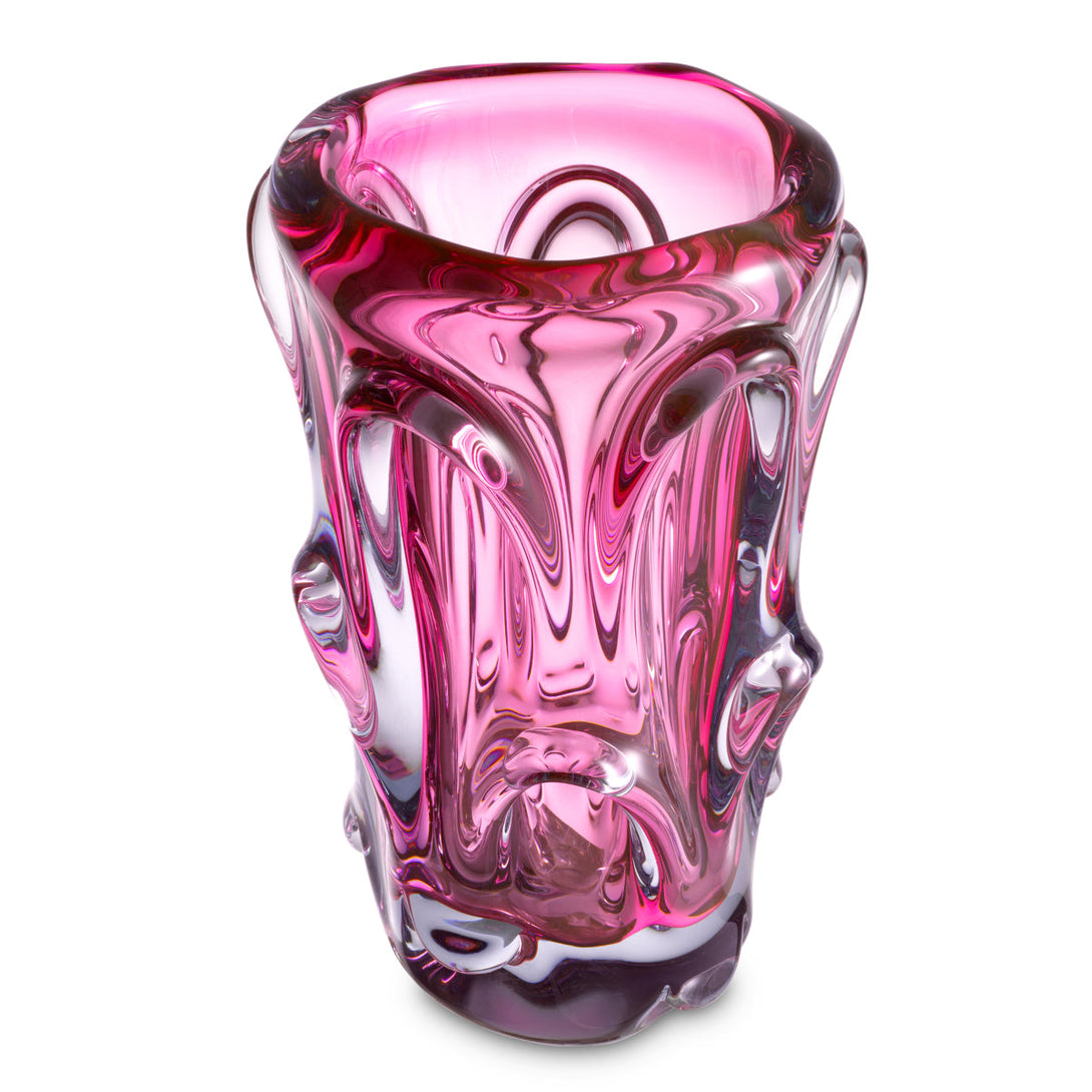Vase Aila L Hand Blown Pink Colour Accessories Eichholtz