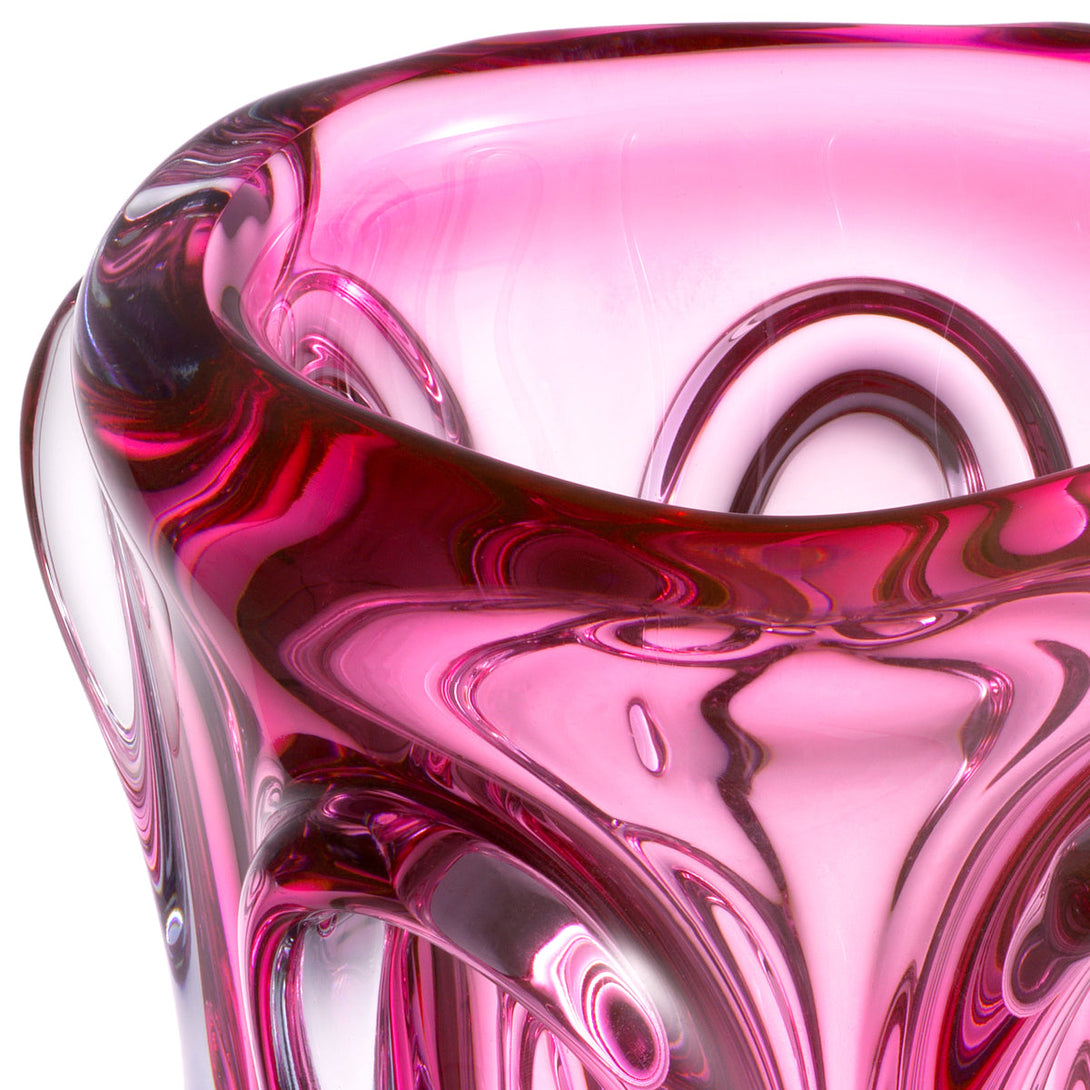 Vase Aila L Hand Blown Pink Colour Accessories Eichholtz