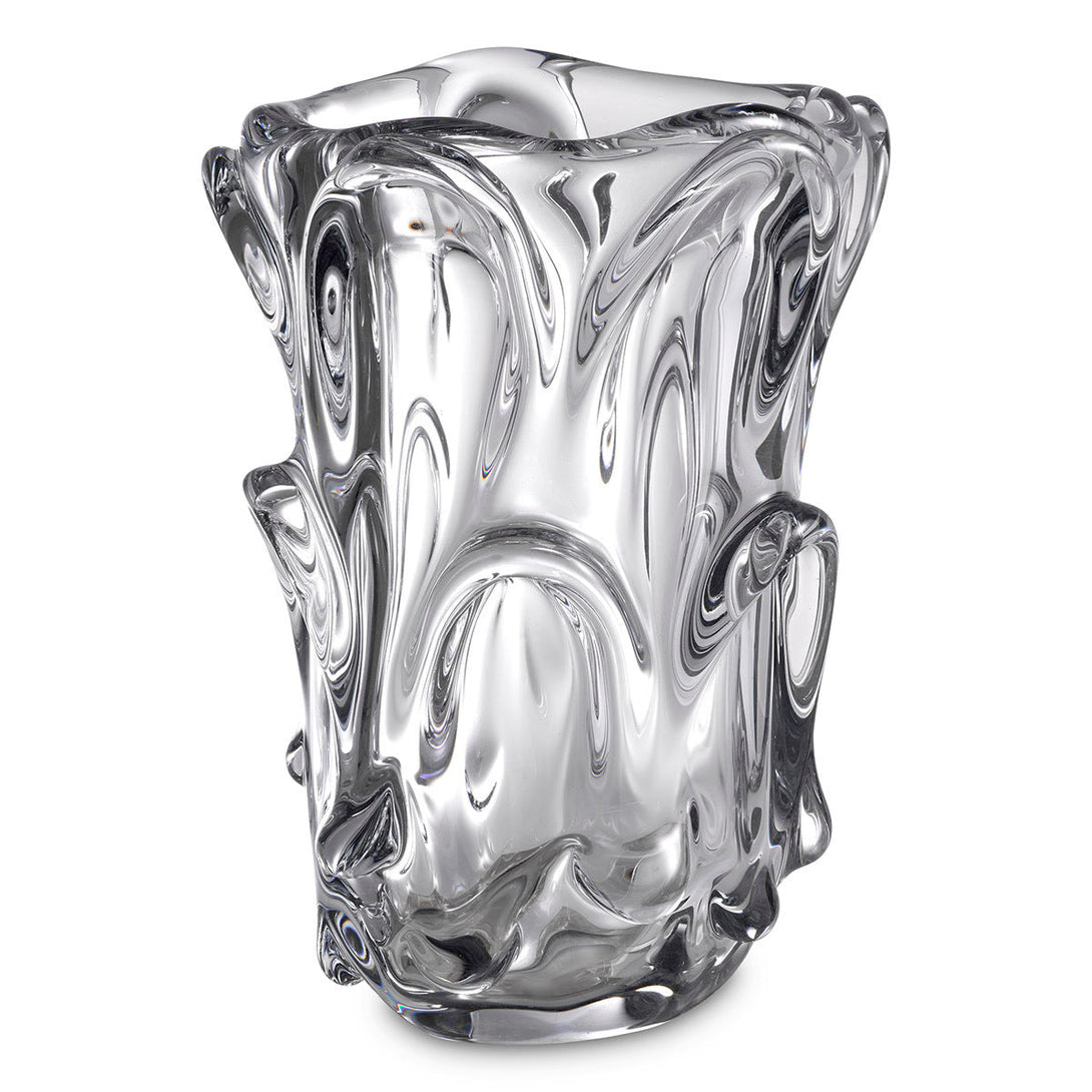 Vase Aila L Hand Blown Clear Accessories Eichholtz