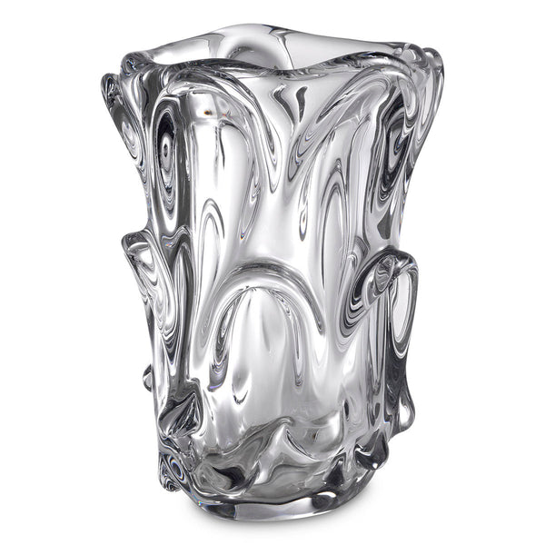 Vase Aila L Hand Blown Clear Accessories Eichholtz