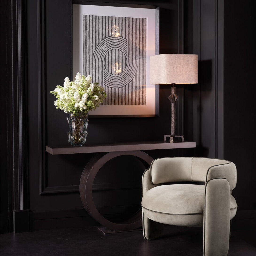 Vase Aila L Hand Blown Clear Accessories Eichholtz