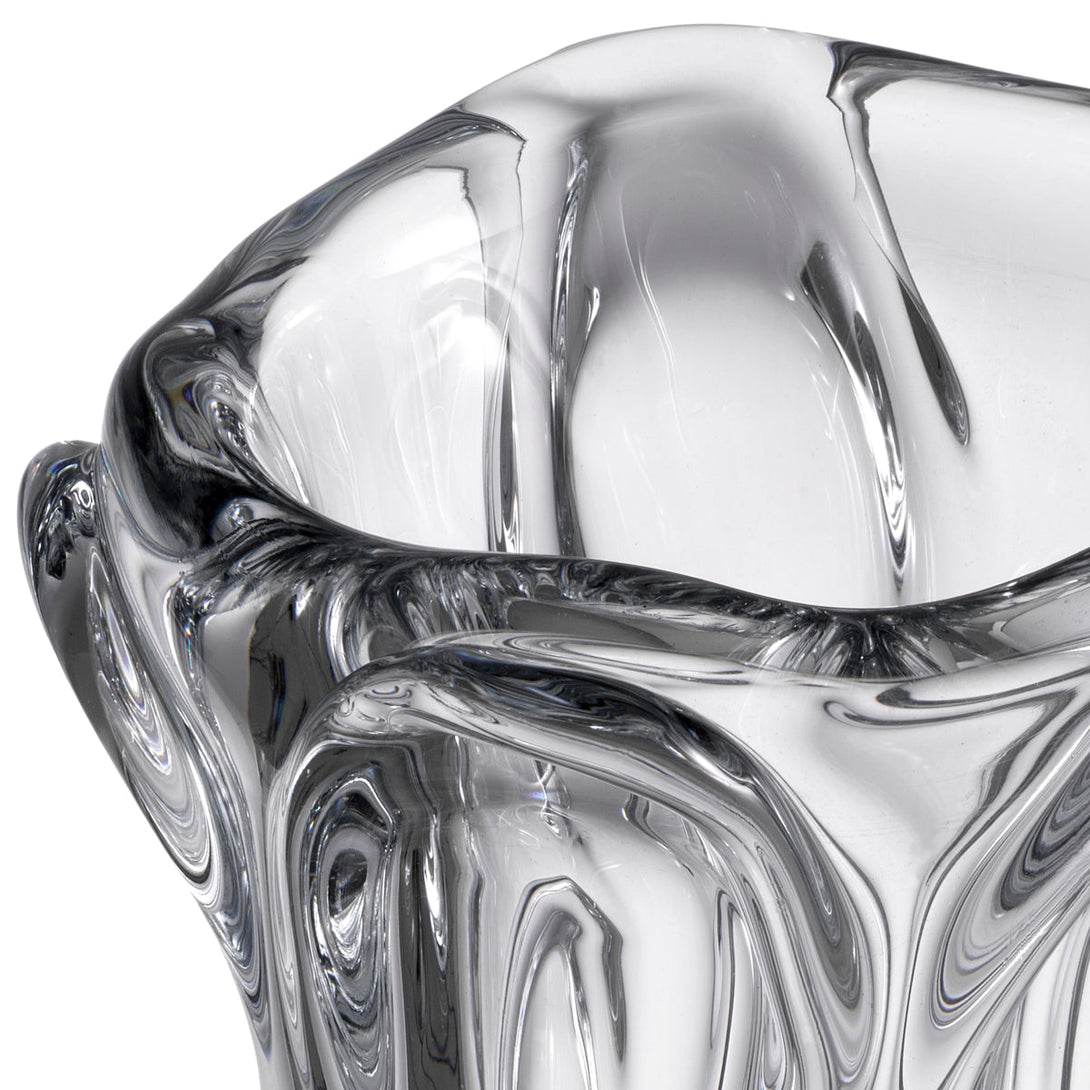 Vase Aila L Hand Blown Clear Accessories Eichholtz