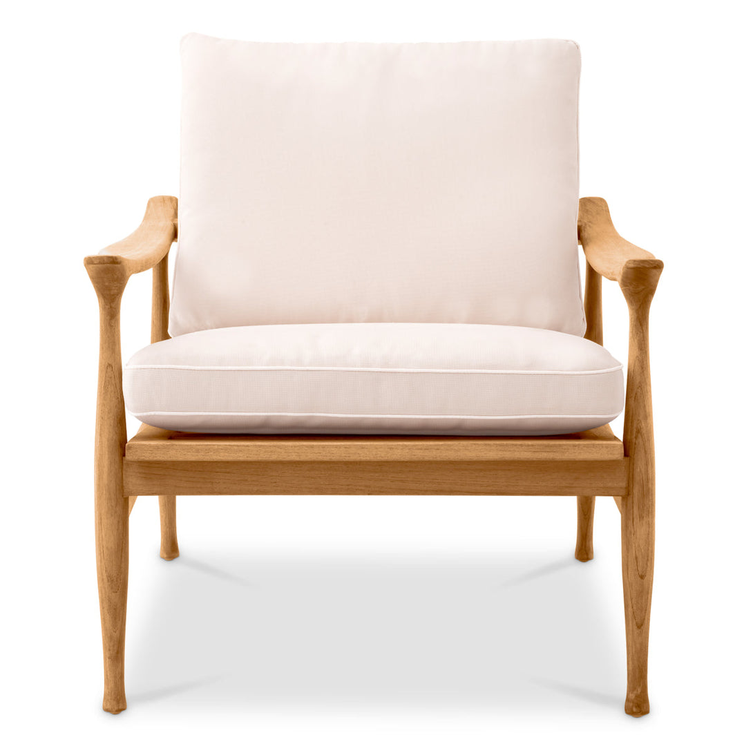 Outdoor Chair Manzo Natural Teak Outdoor Eichholtz