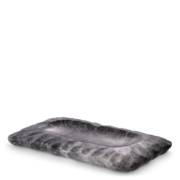 Tray Mauro Grey Marble Accessories Eichholtz
