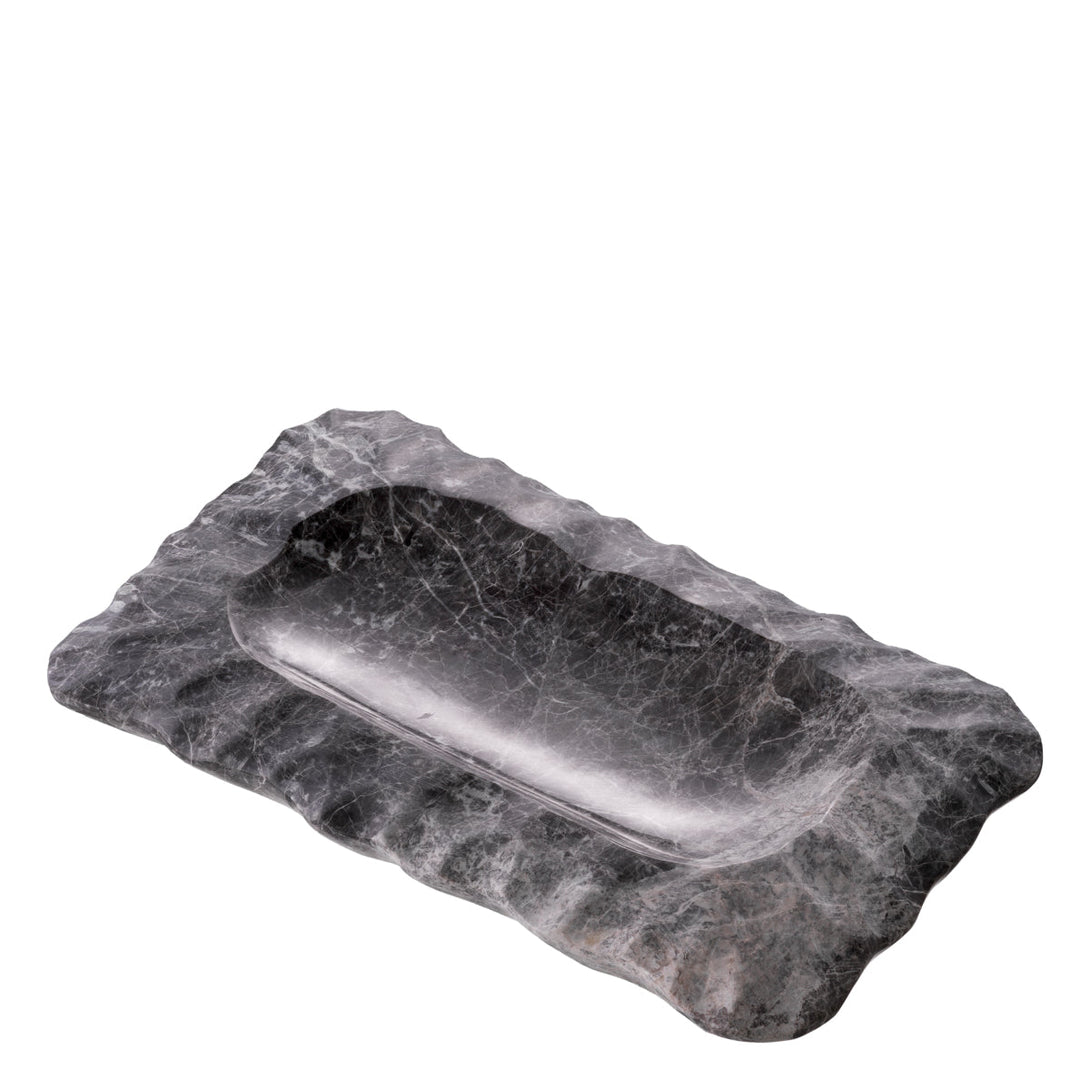 Tray Mauro Grey Marble Accessories Eichholtz